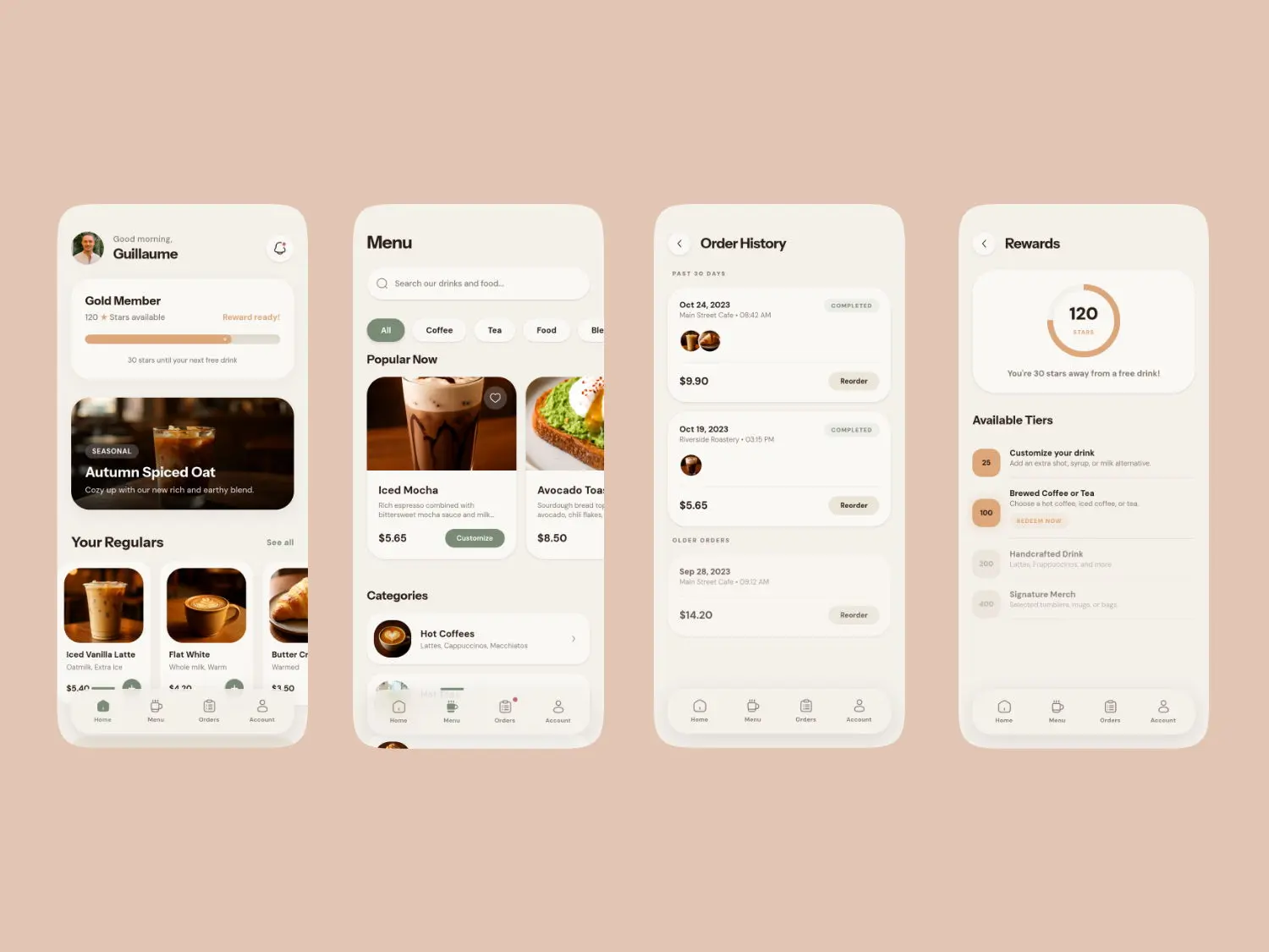 Coffee Shop App template cover