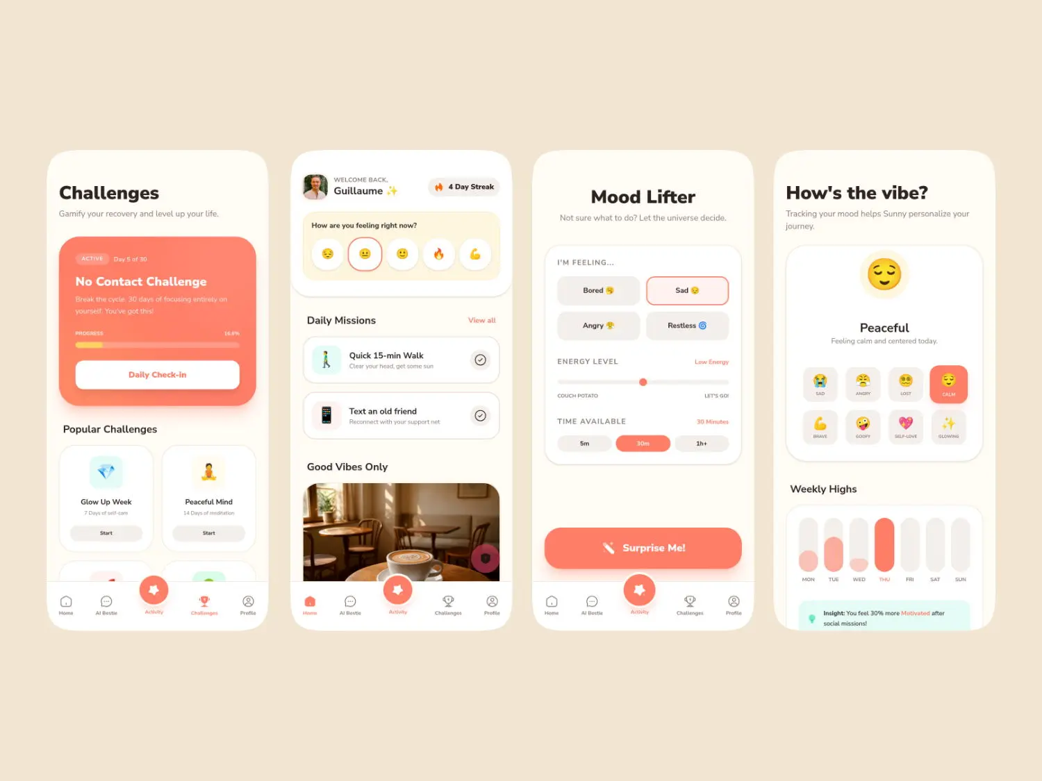 Breakup & Mental Health App template cover
