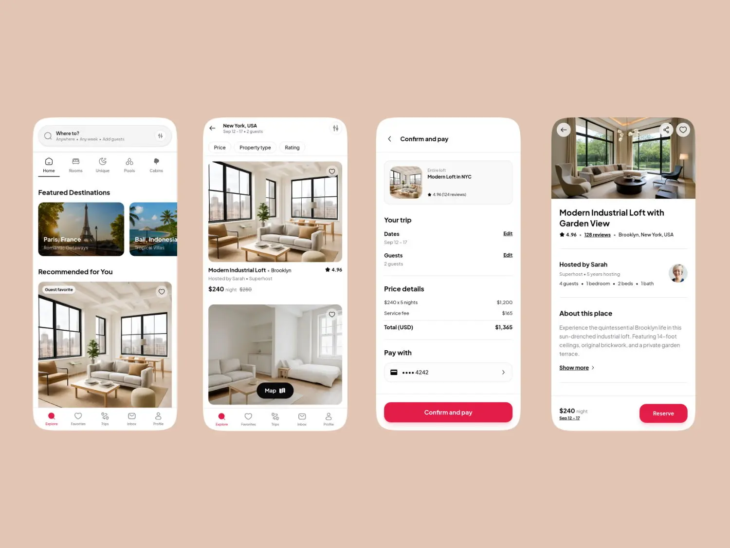Vacation Rental App template cover