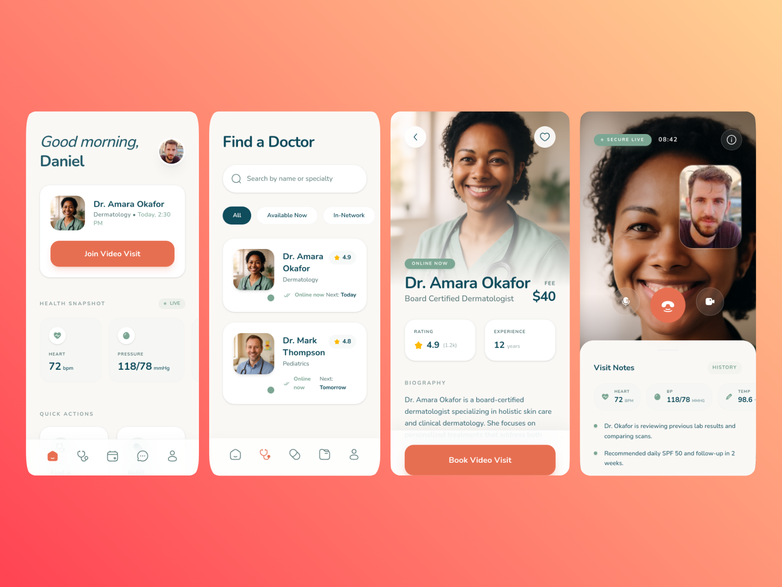 Telehealth App template cover