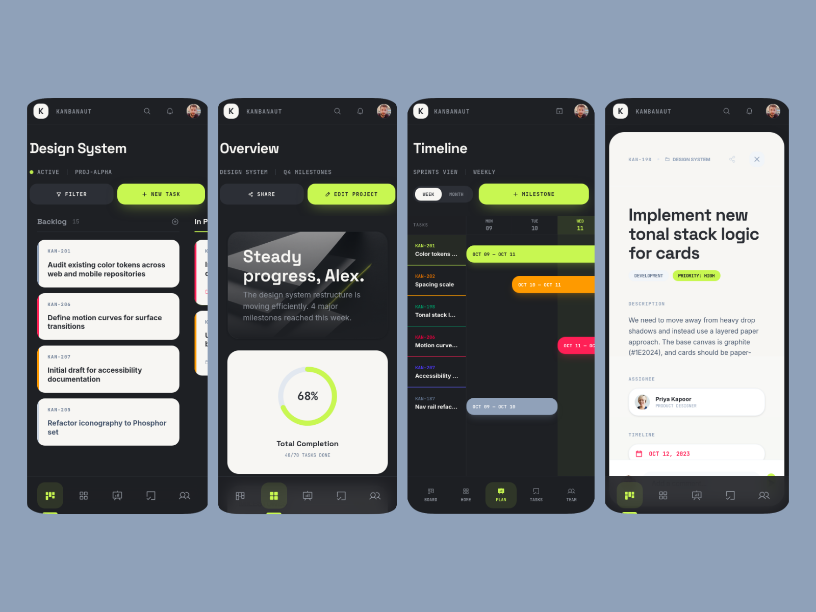 Project Management App template cover