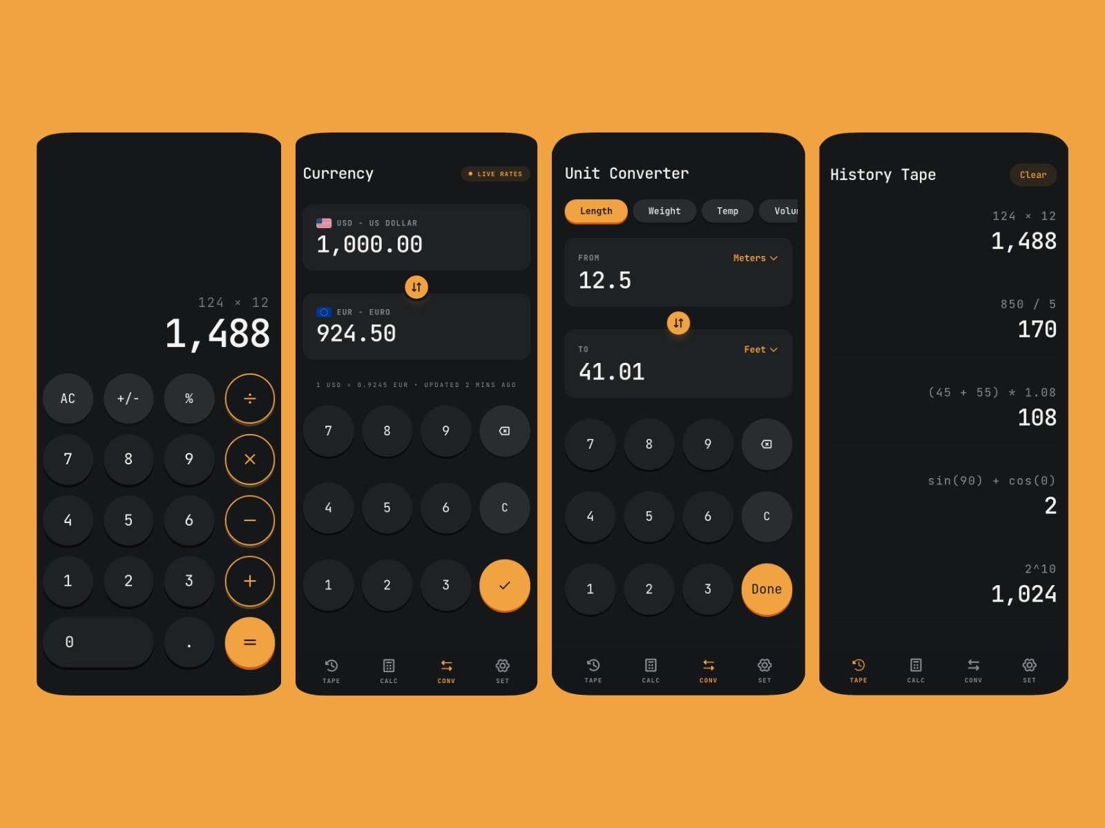 Calculator App template cover