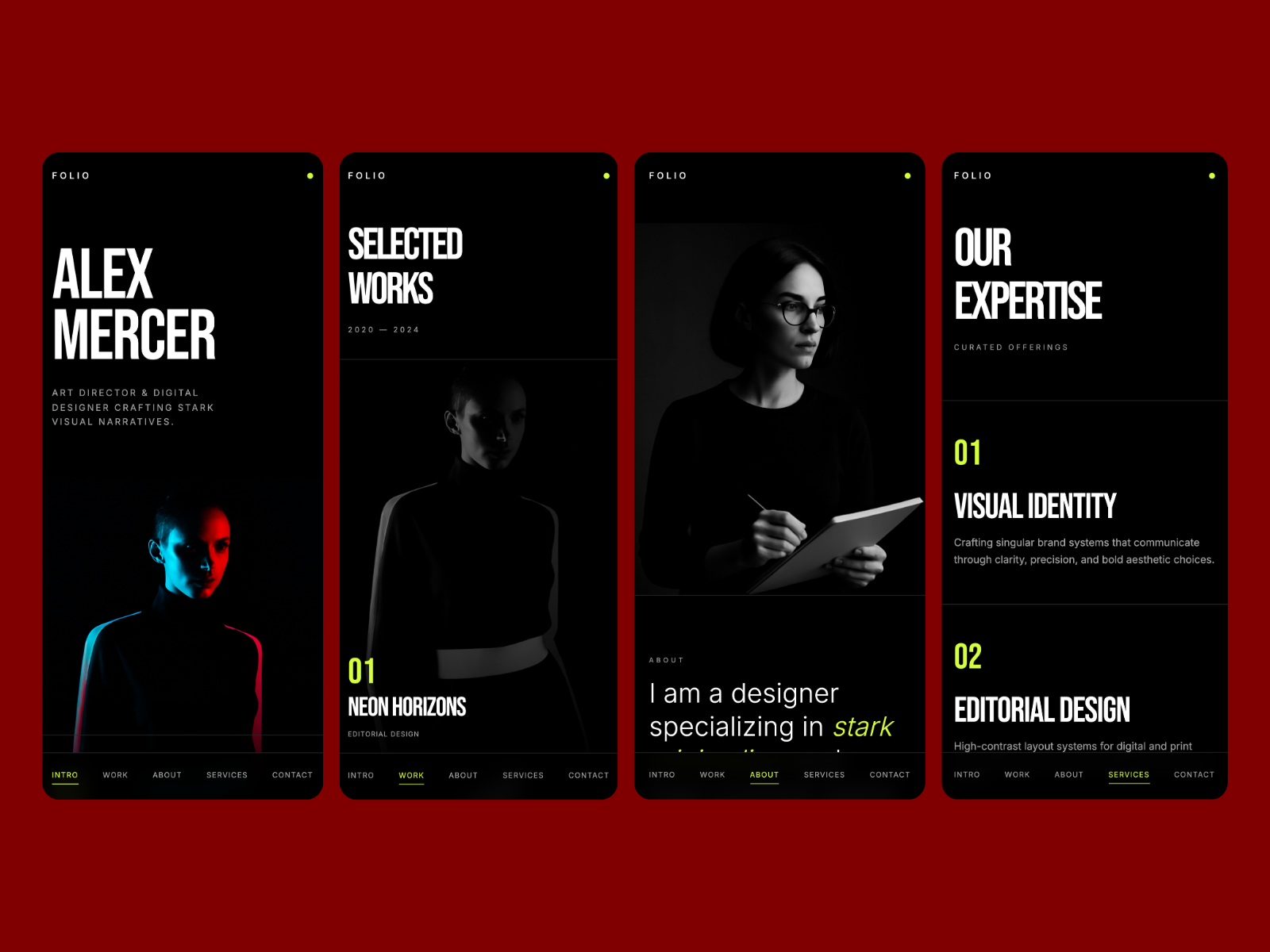 Portfolio App template cover